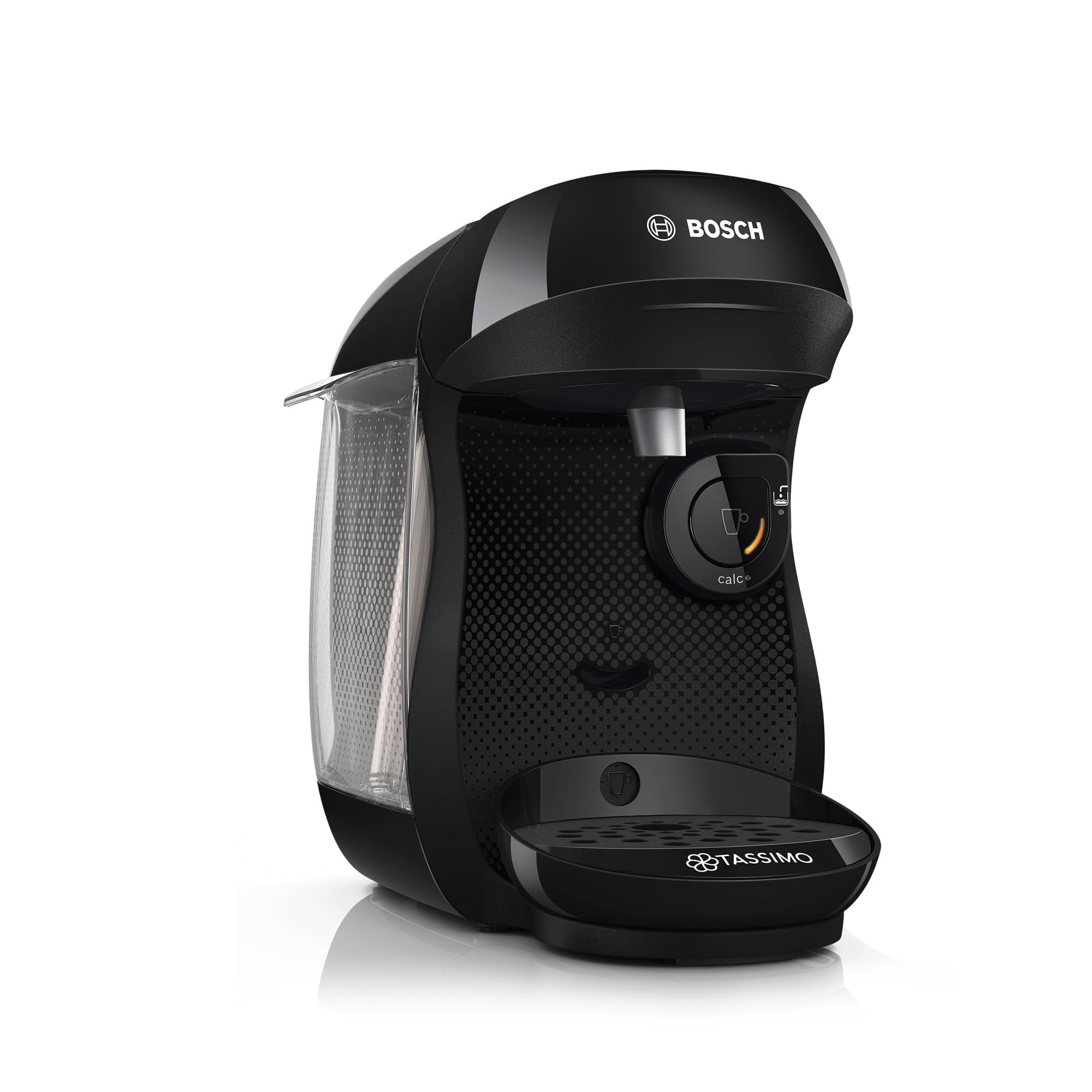 EliteKaffi Tassimo Happy TAS1002 – Kapselmaschine, über 70 Getränke, INTELLIBREW™, 1400W, Schwarz